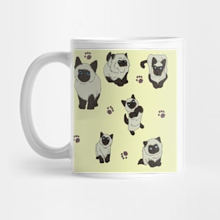 Cream Siamese Kittens Mug